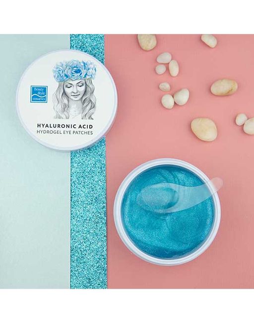 Гидрогелевые патчи для глаз против отеков с гиал.кисл. и кофеин. Волна свежести 60 шт Beauty Style