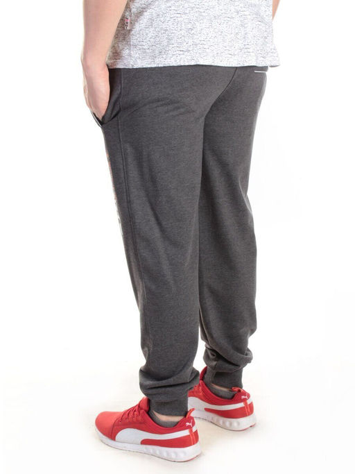 YFB213 DK. GREY Брюки спортивные мужские (87% хлопок, 13% полиэстер) - Фабричный китай фото 6