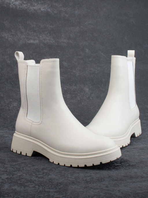 01-80158-G75-2 MILK Ботинки демисезонные женские (натуральная кожа, байка)