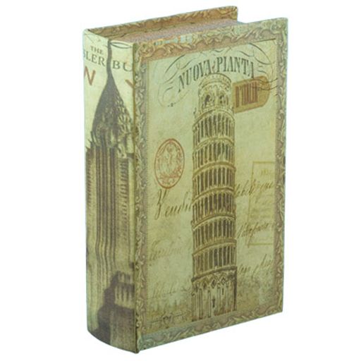 Gamma BBK-01 шкатулка-книга 17 х 11 х 5 см №005 Пизанская башня