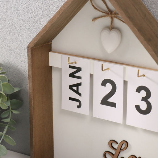 Настенный календарь-вечный Сердце с бантом, 52028 см - Simaland фото 2