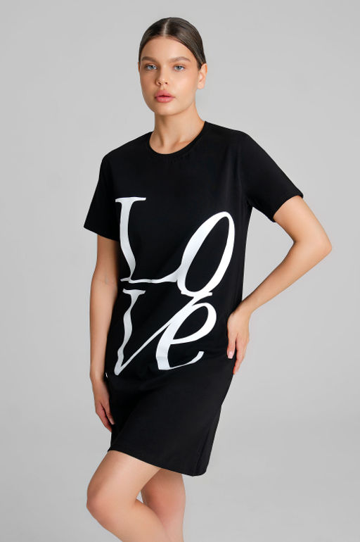 Арт. 9347 Туника женская 44-52 (5 шт) Цвет:черный