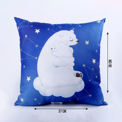 Подушка квадратная Медведица и малыш - Mni mnu фото 8