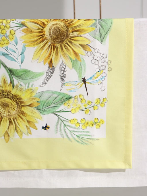 Дорожка Этель Солнечные цветы, 40?146 см, 100% хлопок, саржа 190 г/м?