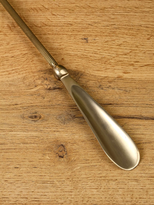 Ложка для обуви «Винтаж», 45.5 см, латунь, манговое дерево