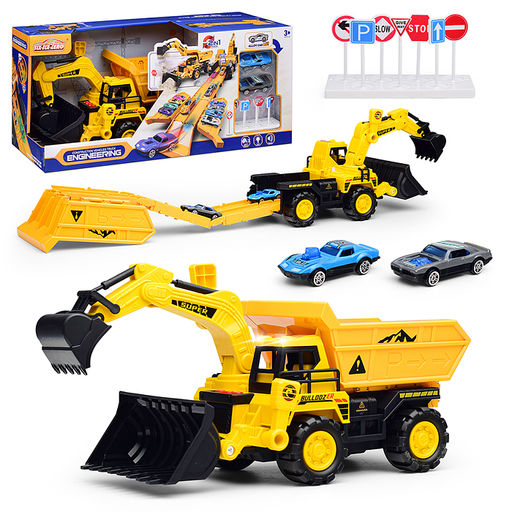 Машина-Катапульта "Экскаватор/Грейдер" в коробке