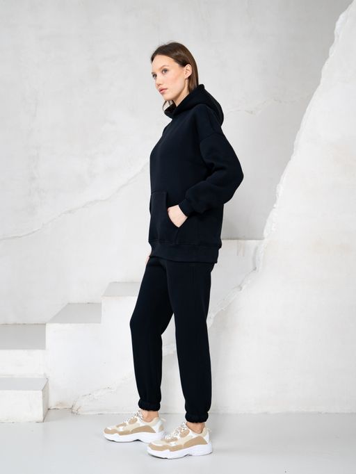 теплый Костюм футер 3-х нитка НАЧЕС,темно-синий - Binita фото 4