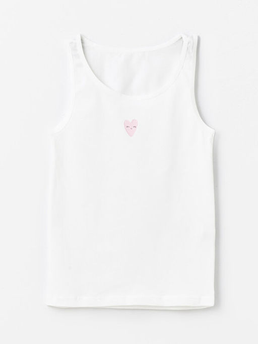 Bisiklet Yaka Bask?l? K?z ?ocuk Atlet 2li - Waikiki фото 3