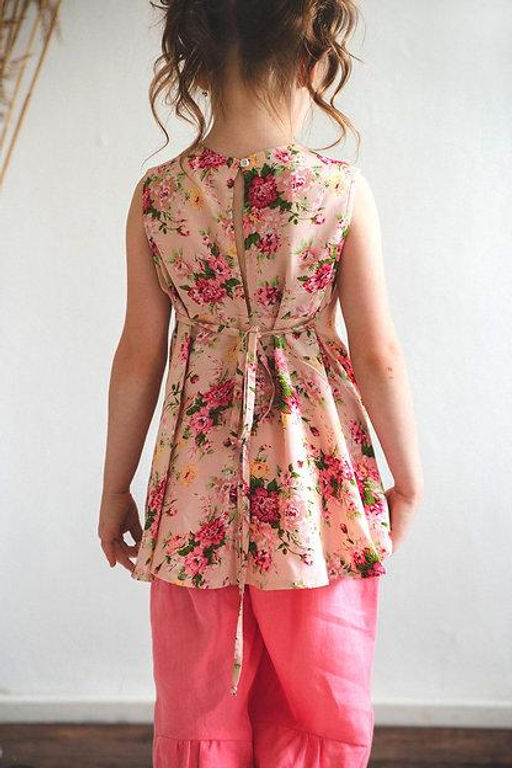 Л 21-20 бриджи и блуза для девочки "ELF" розовый