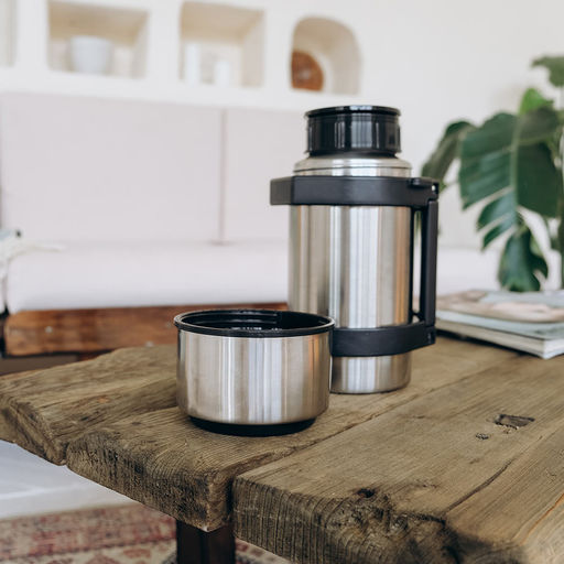 Термос "Турист" К-1,0л. с узким горлом арт.1с055 Аша