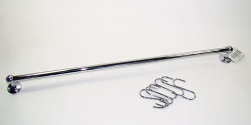 3421 Рейлинг с 6-ю крючками мет. МВ 100см(х48)