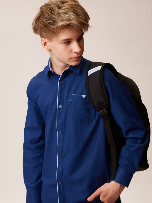 Рубашка темно синий NB62 - Nota bene фото 2