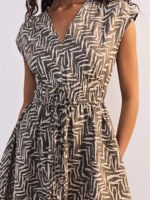 Платье из вискозы с принтом ZR2605012915-218 / Zarina