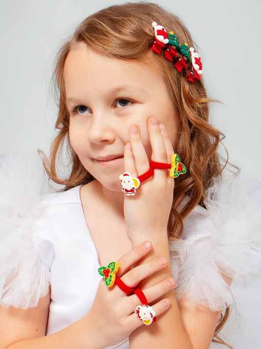 Резинка и заколка для волос 8 шт Соль&Перец