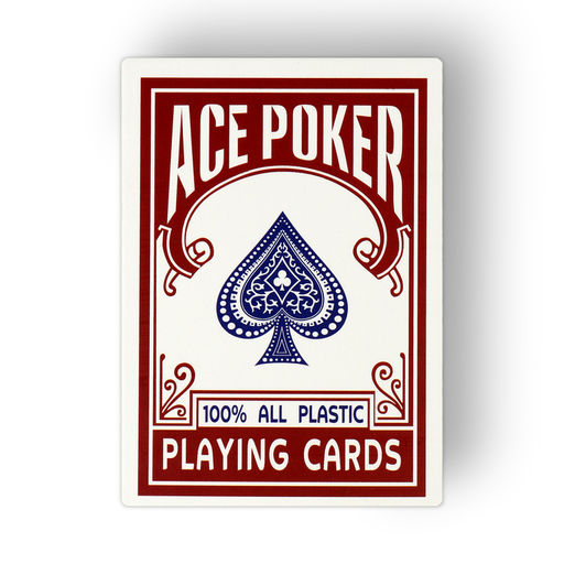 Карты игральные пластиковые Ace Poker, 30 мкм, 8.8 х 6.3 см, красная рубашка - Simaland фото 3