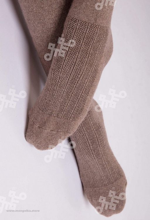 Чулки из монгольской шерсти (арт. 01127) - Тод оймс ххк фото 4