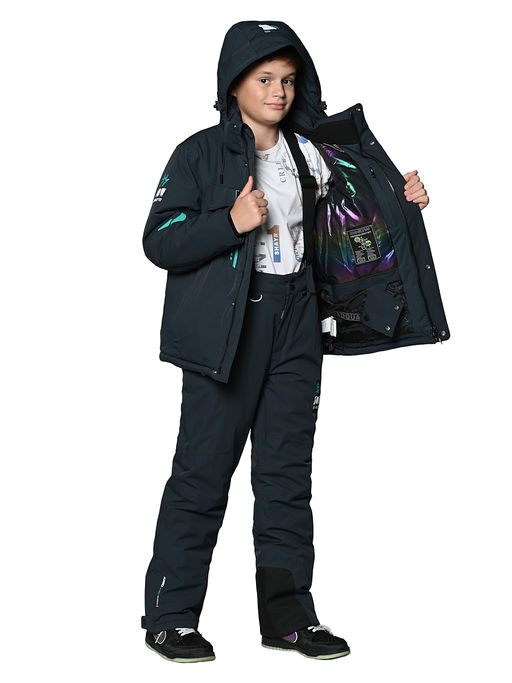 Костюм T-89200 Темно-серый