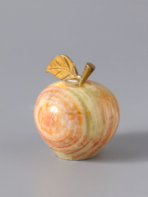 Набор фигурок 6 шт. «Яблоко», 3.8 см, оникс