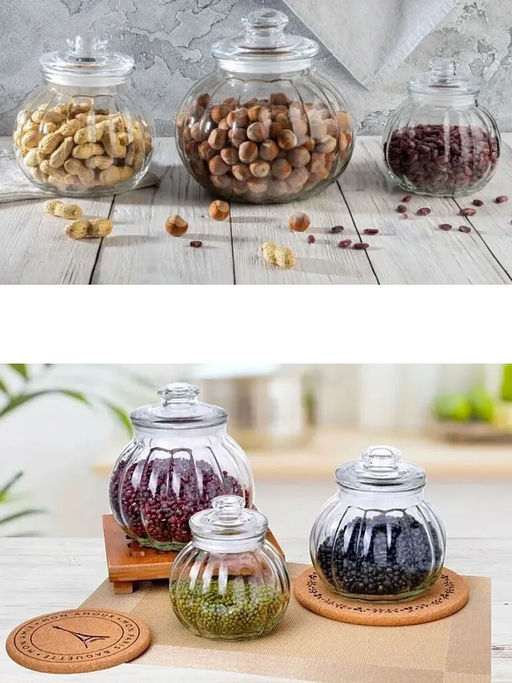 Стеклянная банка для сыпучих продуктов с крышкой BOLLA, объем: 2.25 л, арт.003609 /MALLONY/  фото 5