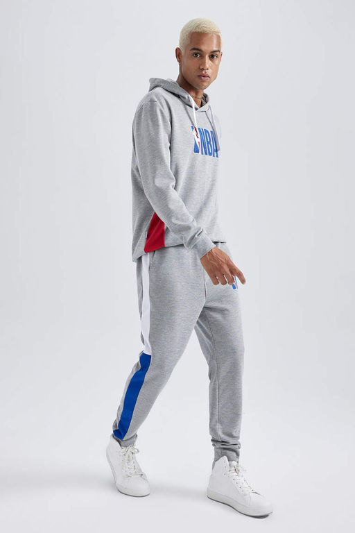 DeFactoFit NBA - облегающие спортивные штаны из плотной ткани с надписью NBA  фото 3