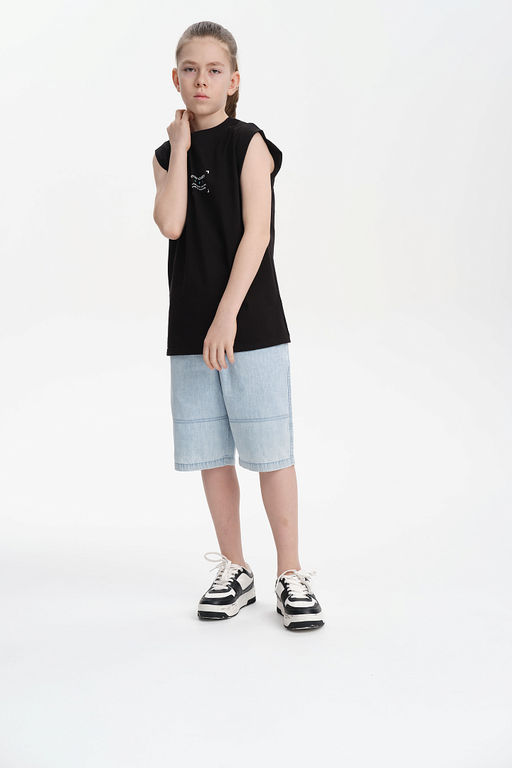 PELICAN, майка для мальчиков, Черный