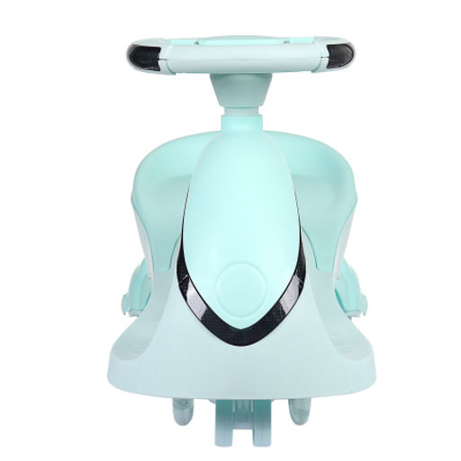 Толокар COMIRON QT-8098/светящиеся полиуретановые колеса 90 мм/ Голубой/уп4 - Галеонтрейд фото 9