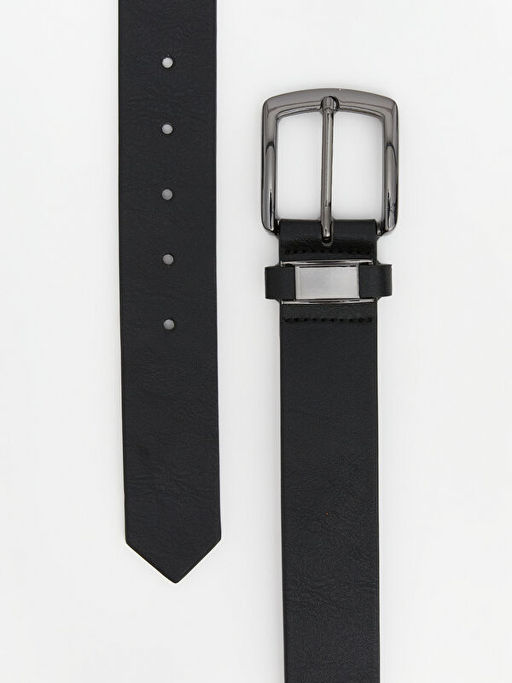 Deri G?r?n?ml? Erkek Kemer