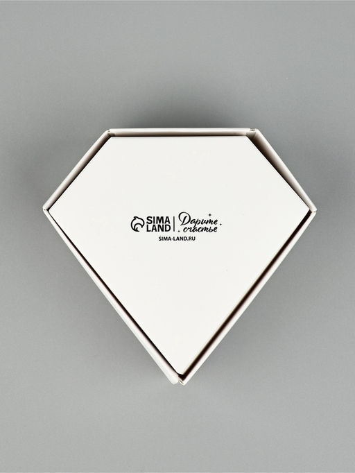 Цена за 5 шт. Коробка подарочная под бижутерию Белая, тиснение, 10?9?3.5 см