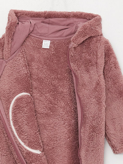 Kap??onlu Uzun Kollu Pel?? K?z Bebek Tulum - Waikiki фото 3