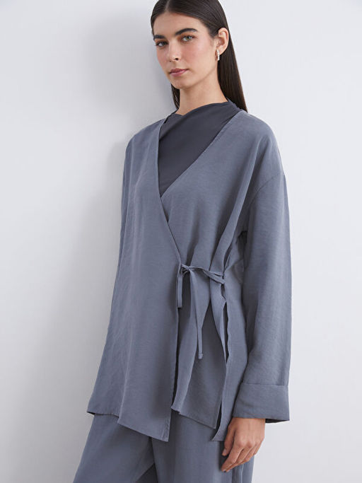 Kruvaze Yaka Kad?n Kimono