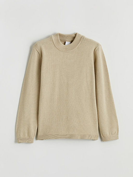 Bisiklet Yaka Erkek ?ocuk Triko Kazak