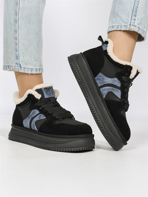 Кеды женские зимние теплые/ Ботинки зимние A400-4M - Piniolo фото 2