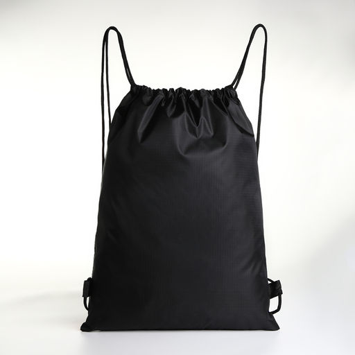 Мешок для обуви, 34*0,1*45, отд на молнии, на стяжке, черный - Simaland фото 2