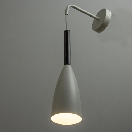 Бра «Капля» Е27 40 Вт белый 10×10×35-135 см