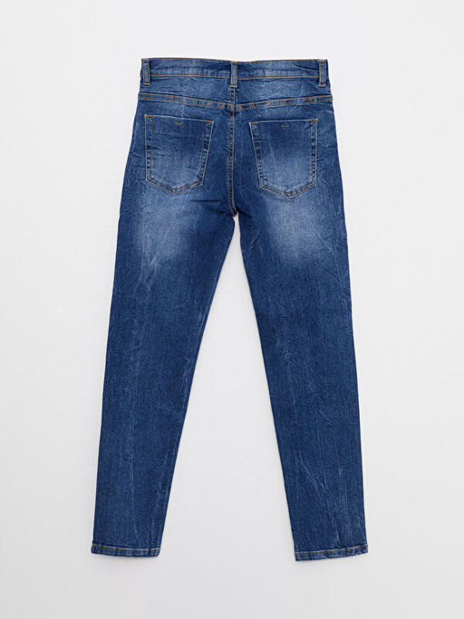 Super Skinny Fit Y?rt?k Detayl? Erkek ?ocuk Jean Pantolon - Waikiki фото 2