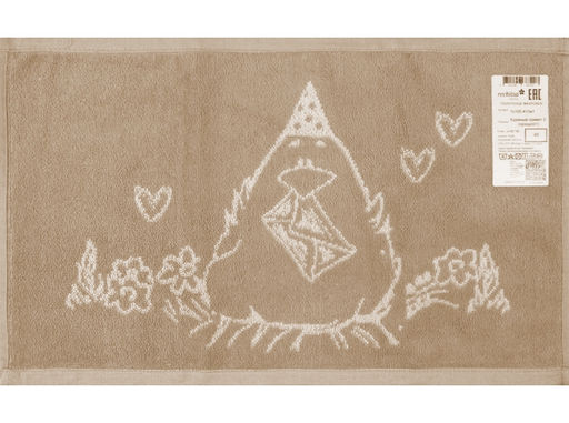 1с105.513ж2 Куриный привет 3 (лен3) Полотенце махровое 50х30 см