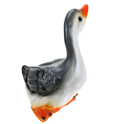 Скульптура-фигура для сада гипсовая "Гусь малый" 20х29см (Россия)