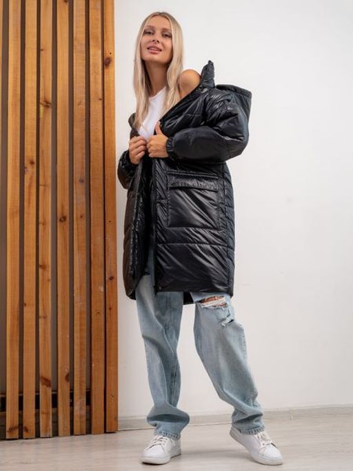 Куртка зимняя черная - Yollochka фото 7