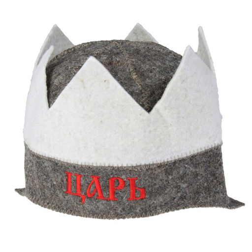 Шапка для бани Корона царь МИКС - Добропаровъ фото 4