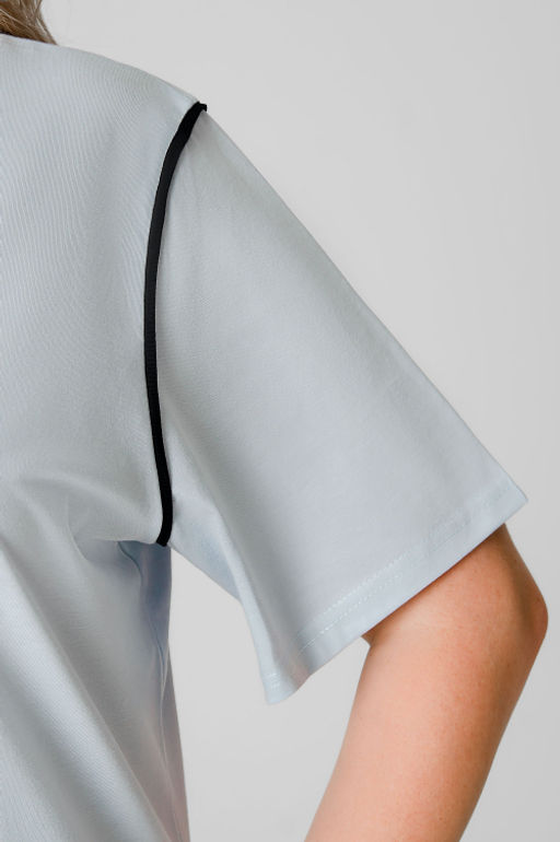 Арт. 31114 Футболка женская 50-58 (5 шт) Цвет:Голубой - Калинка фото 17