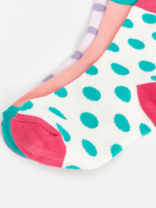 Puantiyeli K?z ?ocuk Soket ?orap 3l? - Waikiki фото 3