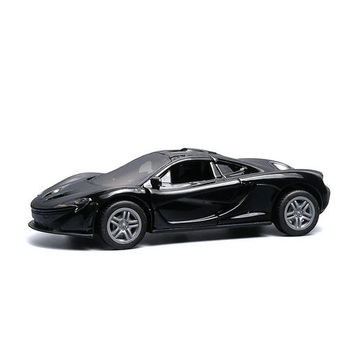 Чёрная инерционная машинка вид E die-cast , 1:32