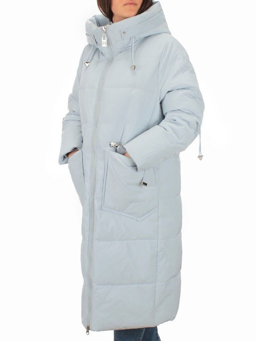 H303 BLUE Пальто зимнее женское (200 гр. холлофайбер) - Fashion фото 3