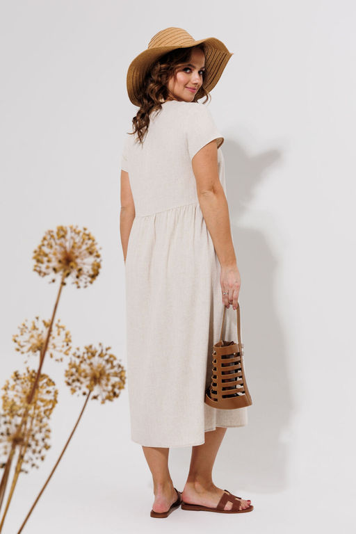 Платье Galean Style 965 светлый беж