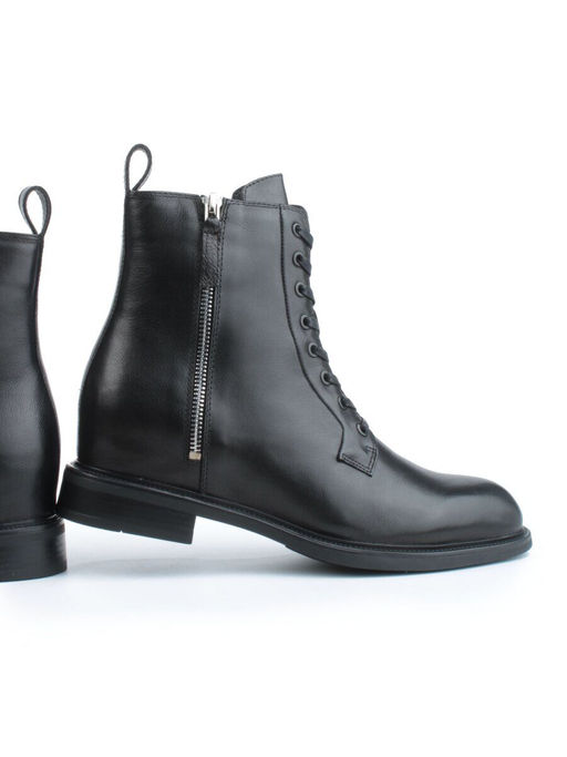 04-M3-1492 BLACK Ботинки зимние женские (натуральная кожа, натуральный мех) - Фабричный китай фото 14