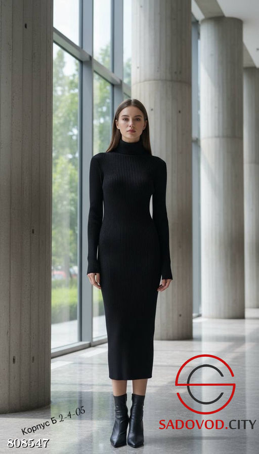 платье женское оверсайз (макси) - Bruno фото 2