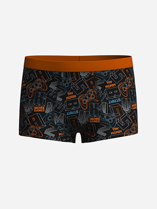 Bask?l? Erkek ?ocuk Boxer 3l? - Waikiki фото 3