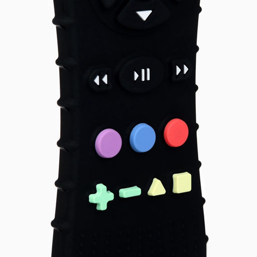 Прорезыватель для зубов «Пульт от телевизора», силиконовый, чёрный