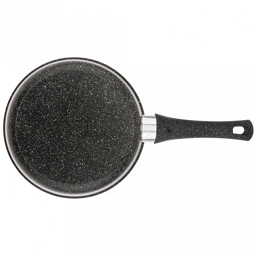 Сковорода с тефлоновым покрытием д24см "Гранит Induction", h6,5см, s0,4см, ручка из термостойкого пластика (Россия) Подходит для всех видов плит, включая индукционную.