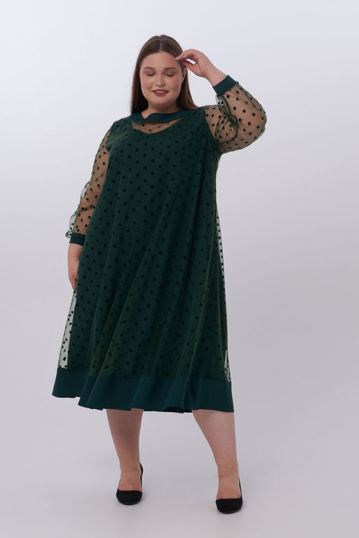 Платье Luxury Moda 1157 зеленый